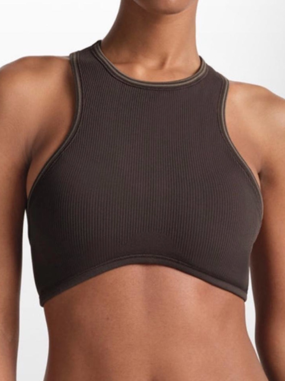 Nike skims Ribbed Bralette in Dark Brown - Women Intimates & Sleepwear